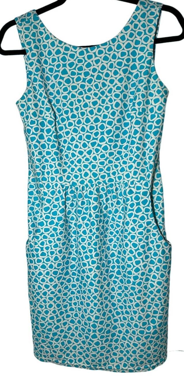 Jude Connally Woman's Abstract Sleeveless Athletic Golf Dress Pockets Small